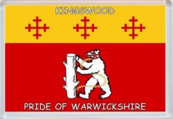 Kingswood - Pride of Suffolk County Warwickshire - Jumbo Fridge Magnet Souvenir Gift