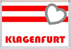 Klagenfurt - Love Austria/Austrian Towns & Cities Flag - Jumbo Fridge Magnet Souvenir Gift Present