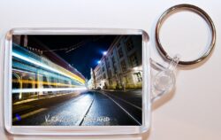 Krakow - Poland ? Double Sided Large Keyring Key Fob Chain Ring Gift Present Souvenir