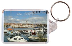 Krk - Croatia ? Double Sided Large Keyring Key Fob Chain Ring Gift Present Souvenir