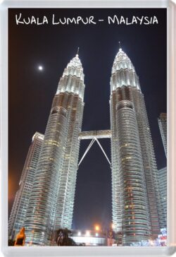 Kuala Lumpur - Malaysia - Jumbo Fridge Magnet Souvenir Gift Present (b)
