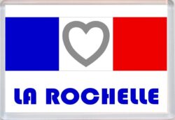 La Rochelle - Love France/French Towns & Cities Flag - Jumbo Fridge Magnet Souvenir Gift Present