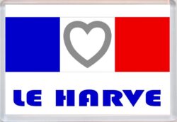 Le Harve - Love France/French Towns & Cities Flag - Jumbo Fridge Magnet Souvenir Gift Present