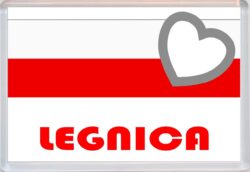 Legnica - Love Poland/Polish Towns & Cities Flag - Jumbo Fridge Magnet Souvenir Gift Present