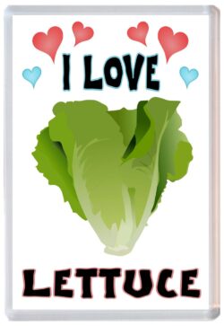 I Love Lettuce - Jumbo Fridge Magnet Souvenir Gift Present