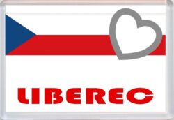 Liberec - Love Czech Republic Towns & Cities Flag - Jumbo Fridge Magnet Souvenir Gift Present