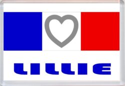 Lille - Love France/French Towns & Cities Flag - Jumbo Fridge Magnet Souvenir Gift Present