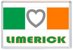 Limerick - Love Ireland/Irish Towns & Cities Flag - Jumbo Fridge Magnet Souvenir Gift Present