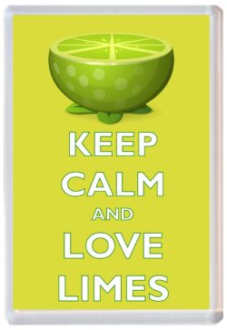 Keep Calm and Love Limes - Jumbo Fridge Magnet Souvenir Gift Present