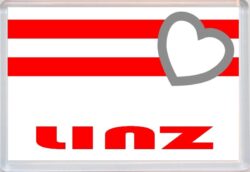 Linz - Love Austria/Austrian Towns & Cities Flag - Jumbo Fridge Magnet Souvenir Gift Present