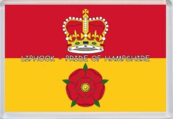 Liphook - Pride of Hampshire County Flag - Jumbo Fridge Magnet Souvenir Gift Present