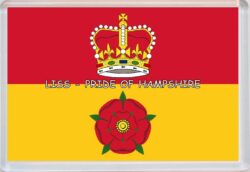 Liss - Pride of Hampshire County Flag - Jumbo Fridge Magnet Souvenir Gift Present