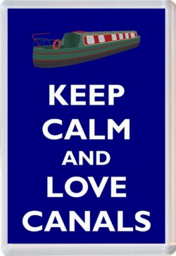 Keep Calm and Love Canals - Jumbo Fridge Magnet Souvenir Gift Present