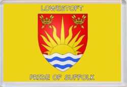 Lowestoft - Pride of Suffolk County Flag - Jumbo Fridge Magnet Souvenir Gift