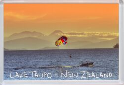 Lake Taupo - New Zealand - Jumbo Fridge Magnet Souvenir Gift Present