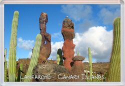 Lanzarote - Spain - Jumbo Fridge Magnet Souvenir Gift Present Restaurants (c)