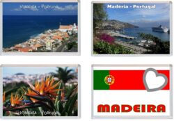 Porto - Portugal - 4 PACK - Jumbo Fridge Magnet Souvenir Gift Present