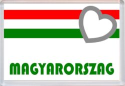 Magyarorzag - Love Hungary/Hungarian Towns & Cities Flag - Jumbo Fridge Magnet Souvenir Gift Present
