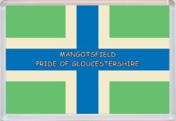 Mangotsfield - Pride of Gloucestershire County Flag - Jumbo Fridge Magnet Souvenir Gift Present