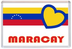 Maracay - Love Venezuela Towns & Cities Flag - Jumbo Fridge Magnet Souvenir Gift Present