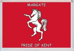 Margate - Pride of Kent County Flag - Jumbo Fridge Magnet Souvenir Gift Present