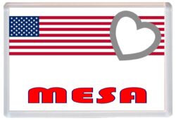 Mesa - Love USA/United States of America Towns & Cities Flag - Jumbo Fridge Magnet Souvenir Gift