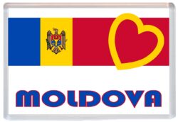 Moldova - Love Moldova/Moldovan Towns & Cities Flag - Jumbo Fridge Magnet Souvenir Gift Present