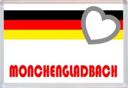 Monchenglagbach - Love Germany/German Towns & Cities Flag - Jumbo Fridge Magnet Souvenir Gift Present