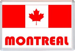 Montreal - Love Canada/Canadian Towns & Cities Flag - Jumbo Fridge Magnet Souvenir Gift Present