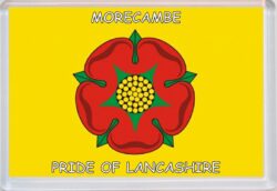 Morecambe - Pride of Lancashire County Flag - Jumbo Fridge Magnet Souvenir Gift Present