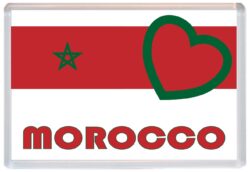 Morocco - Love Morocco/Moroccan Towns & Cities Flag - Jumbo Fridge Magnet Souvenir Gift