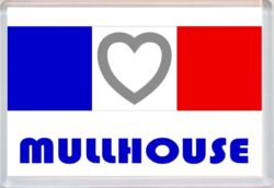 Mullhouse - Love France/French Towns & Cities Flag - Jumbo Fridge Magnet Souvenir Gift Present