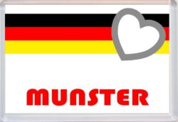 Munster - Love Germany/German Towns & Cities Flag - Jumbo Fridge Magnet Souvenir Gift Present