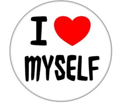 I Love Myself - 59mm Badge Stag Hen Night Fun Rude Adult Joke
