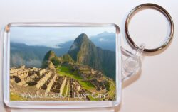 Machu Picchu - Peru - Double Sided Large Keyring Key Fob Chain Ring Gift Present Souvenir