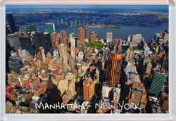 Manhattan - New York - USA - Jumbo Fridge Magnet Souvenir Gift Present