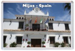 Mijas Pueblo - Costa del Sol - Spain - Jumbo Fridge Magnet Souvenir Gift Present F3