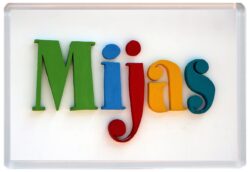 Mijas Pueblo - Costa del Sol - Spain - Jumbo Fridge Magnet Souvenir Gift Present F4