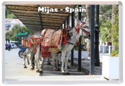 Mijas Pueblo - Costa del Sol - Spain - Jumbo Fridge Magnet Souvenir Gift Present F5
