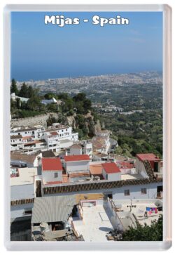 Mijas Pueblo - Costa del Sol - Spain - Jumbo Fridge Magnet Souvenir Gift Present F6