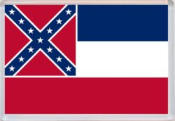 Mississippi - USA State Flag - Jumbo Fridge Magnet Souvenir Gift Present