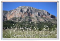 Montgo Massif - Denia - Costa Blanca - Spain - Jumbo Fridge Magnet Souvenir Gift Present