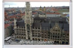 Munich - Germany - Jumbo Fridge Magnet Souvenir Gift Present (b)