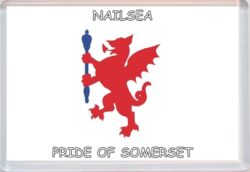 Nailsea - Pride of Somerset County Flag - Jumbo Fridge Magnet Souvenir Gift