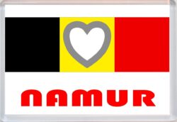Namur - Love Belgium/Belgian Towns & Cities Flag - Jumbo Fridge Magnet Souvenir Gift Present