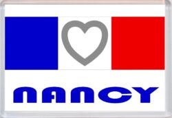 Nancy - Love France/French Towns & Cities Flag - Jumbo Fridge Magnet Souvenir Gift Present