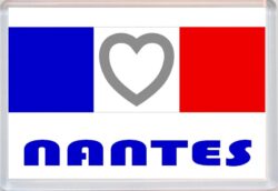 Nantes - Love France/French Towns & Cities Flag - Jumbo Fridge Magnet Souvenir Gift Present