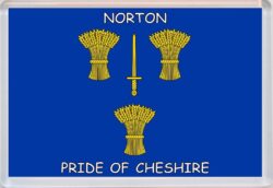 Norton - Pride of Cheshire County Flag - Jumbo Fridge Magnet Souvenir Gift Present