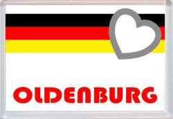 Oldenburg - Love Germany/German Towns & Cities Flag - Jumbo Fridge Magnet Souvenir Gift Present
