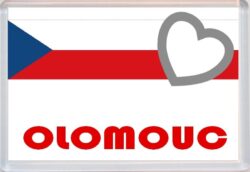 Olomouc - Love Czech Republic Towns & Cities Flag - Jumbo Fridge Magnet Souvenir Gift Present